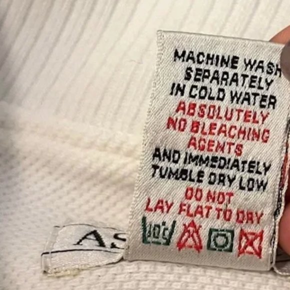 Vintage ASH CITY Cream Long Sleeve - Picture 6 of 8